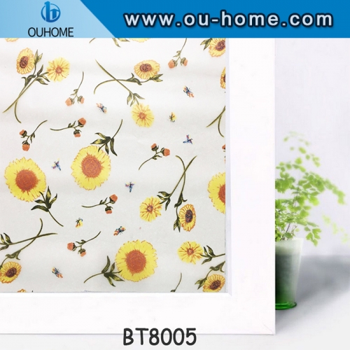Decorative Privacy Window Film Frosted Glass Film Stained Glass Window Film Window Cling Sticker for Home