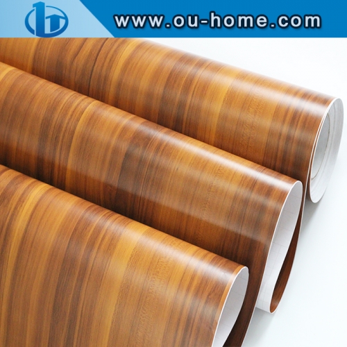 Self-adhesive Wood Grain PVC Wrap Film for Furniture