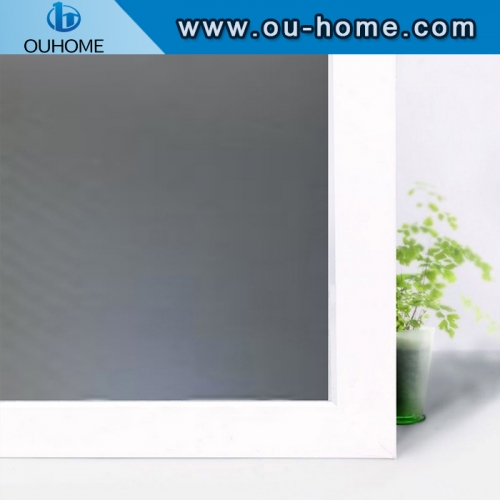 BT117 Tinting Frosted Self-adhesive Decorative PVC Material Window Glass Film