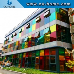 BT107 PVC Non-pollution Frosted Glass Decorative Privacy Window Film