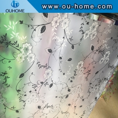 BT885 Colored window tint security film stained glass vinyl window film