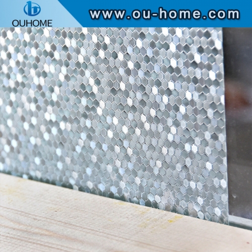 H4506 Opaque Frosted Static Cling Privacy Window Films