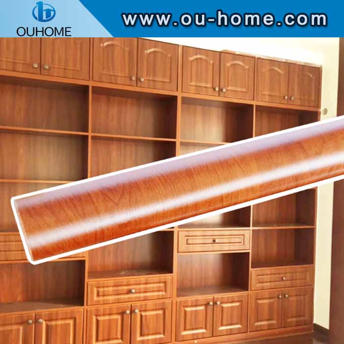Furniture Cupboard Floor Decoration PVC Wooden Grain Film