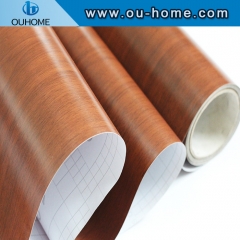 Custom PVC Wood Grain Decorative Film For Furniture