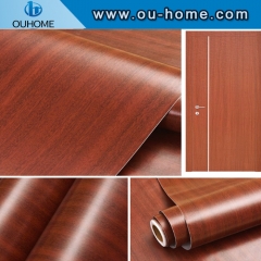 Wall panel decorative wood grain PVC composite film