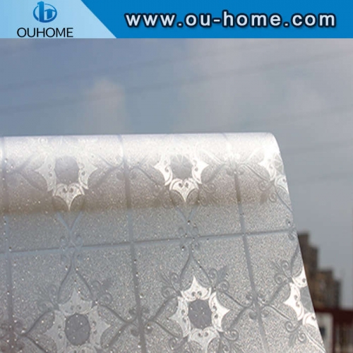 H9206 3D frosted embossing electrostatic cling window film